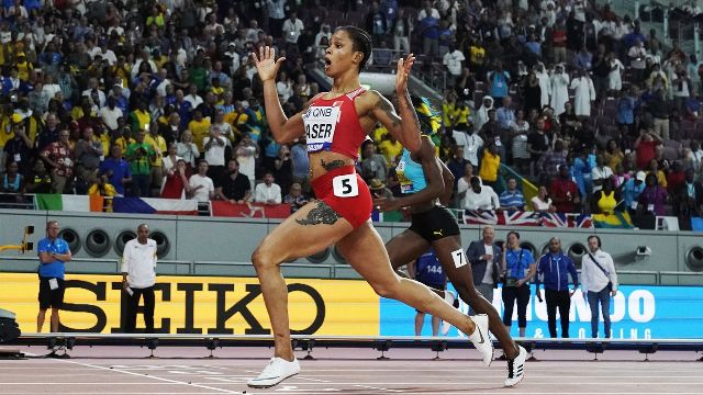 Athlétisme: Salwa Eid Naser met le feu dans la nuit de Doha