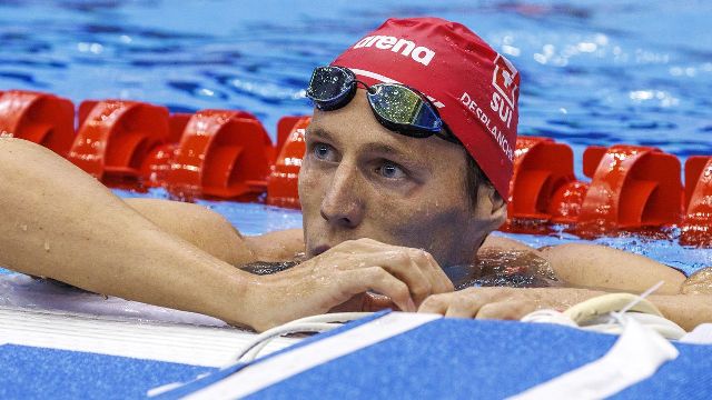 Natation: Desplanches sort la tête de l&rsquo;eau après un burn-out
