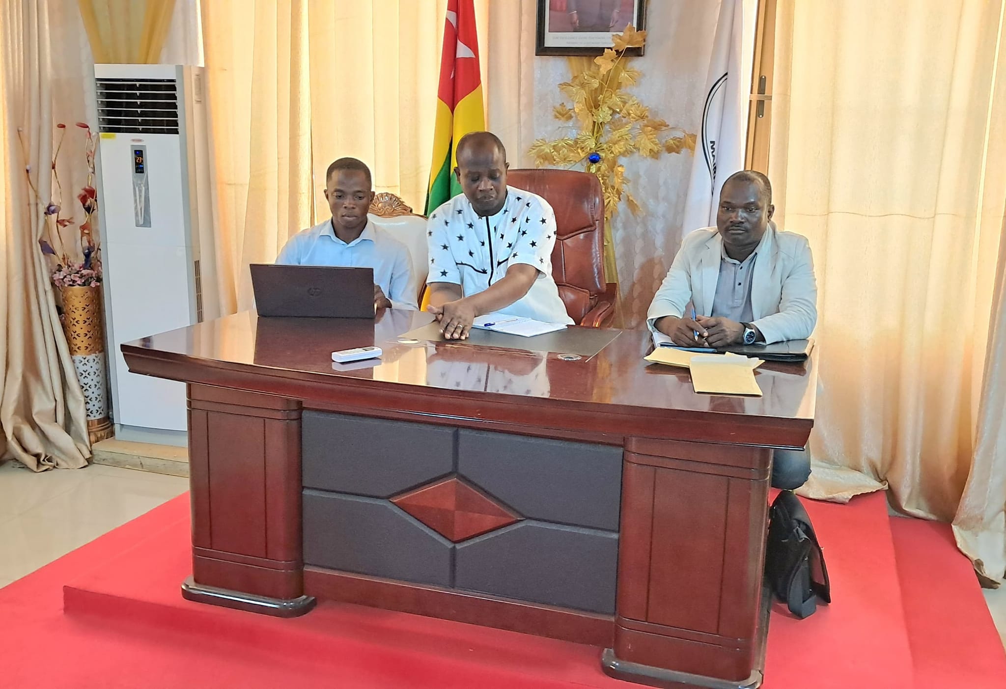 Commune Golfe 7 : sensibilisation dans le cadre de la construction de la voie IPG-Lankouvi
