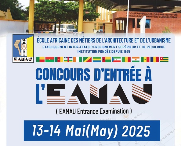 Concours EAMAU 2025 : Modalités d’inscription et programme des épreuves