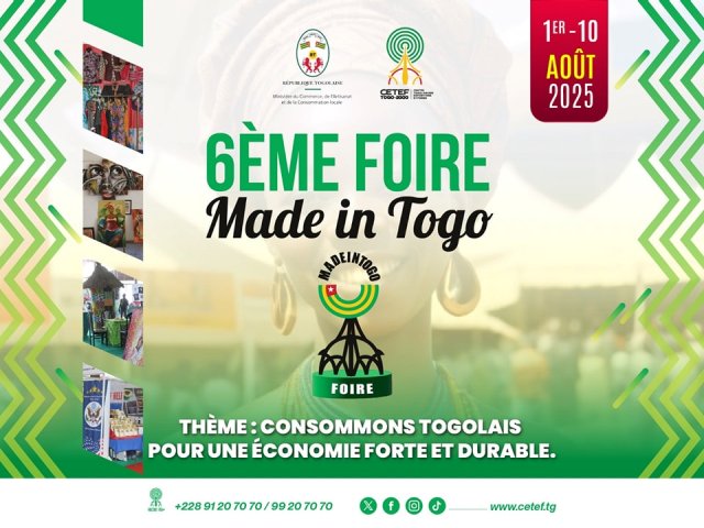 Lancement officiel des 6 ème &  20 ème éditions de la Foire Made in Togo & de la FIL