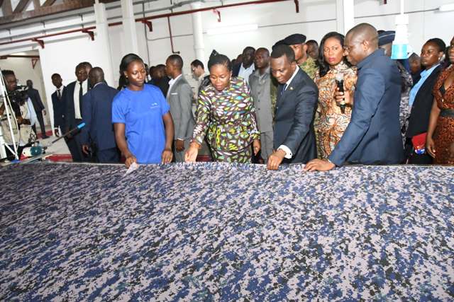 Inauguration d’une usine de confection d’habillement militaire au Togo