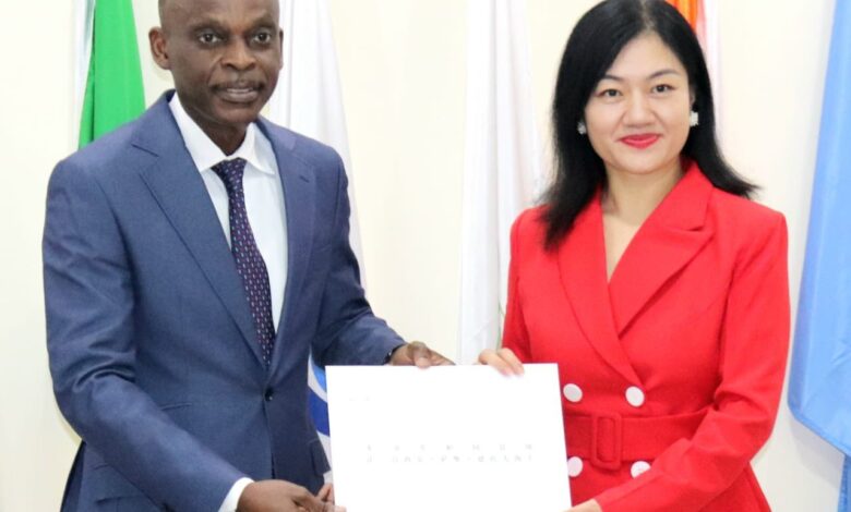 Wang Min, nouvel ambassadeur de la Chine au Togo