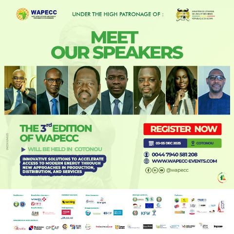 Bénin : WAPECC 2025 du 3 au 5 décembre