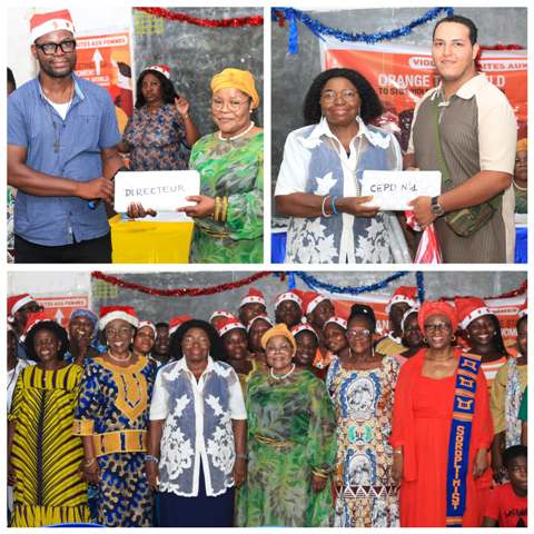 Le Soroptimist  International Club Lomé Aurore célèbre la fin d&rsquo;année avec les apprenants adultes du  cours du soir du centre d&rsquo;alphabétisation de Kodjoviakopé