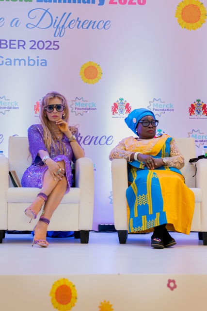 CEO de la Fondation Merck, Dr. Rasha Kelej, rencontre la Première Dame du Libéria et 6 Premières Dames d&rsquo;Afrique lors du 12ème Africa Asia Luminary 2025 en Gambie