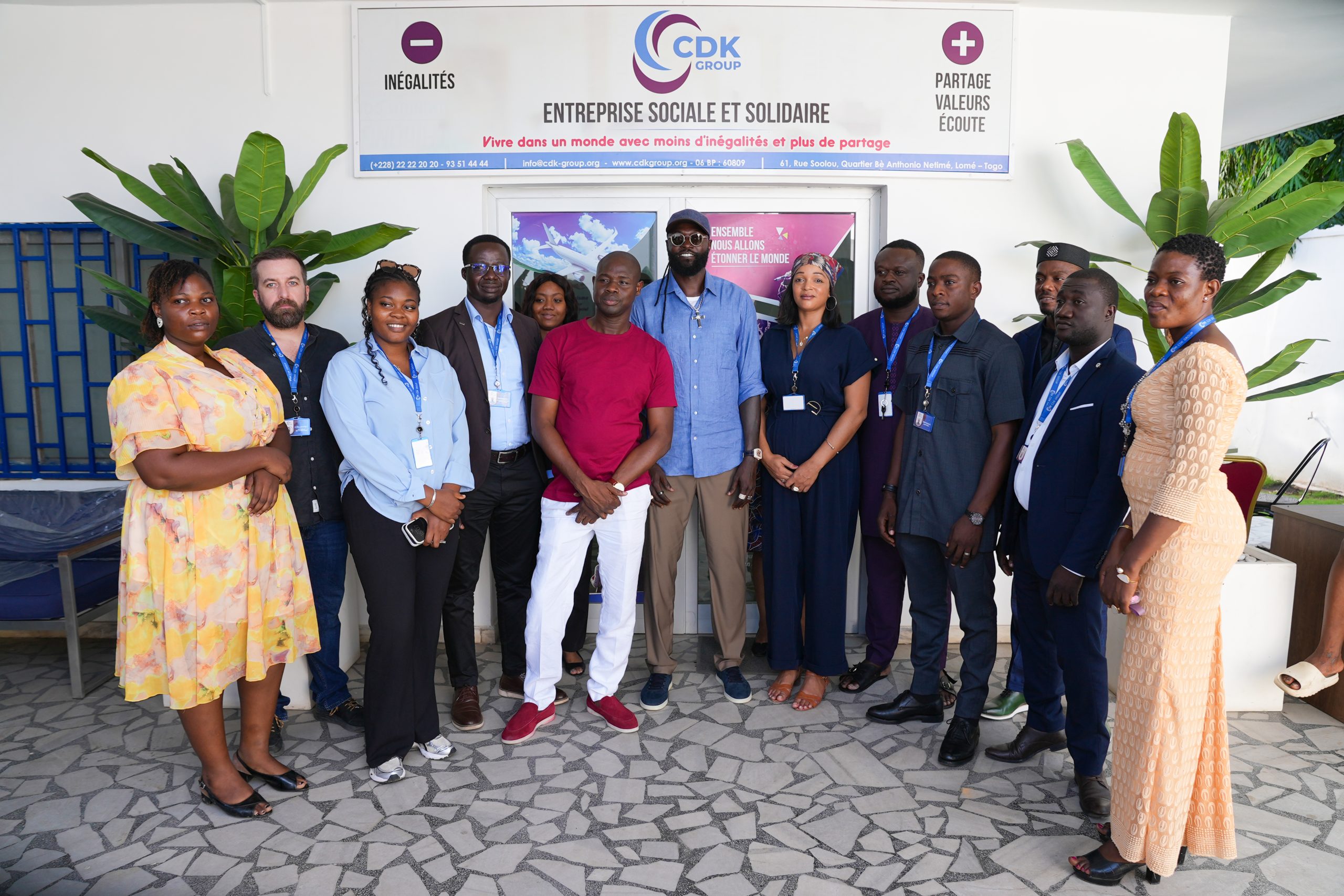 CDK GROUP reçoit Sheyi Emmanuel Adebayor pour échanger sur des projets communautaires