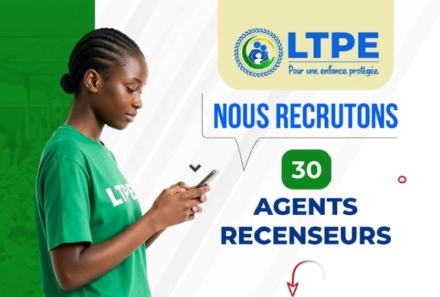 LTPE lance le recrutement de 30 agents pour une enquête terrain