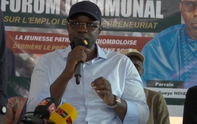 Ousmane Sonko à Khombole:  » Tey laniouy xam kane moy patriote ak kouko nékoul »