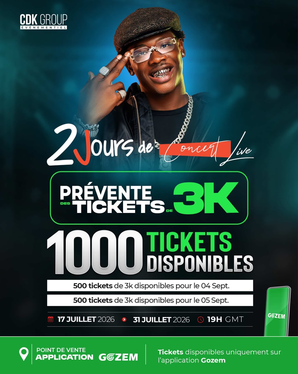 Togo : La billetterie du concert Joachin Migos ouverte