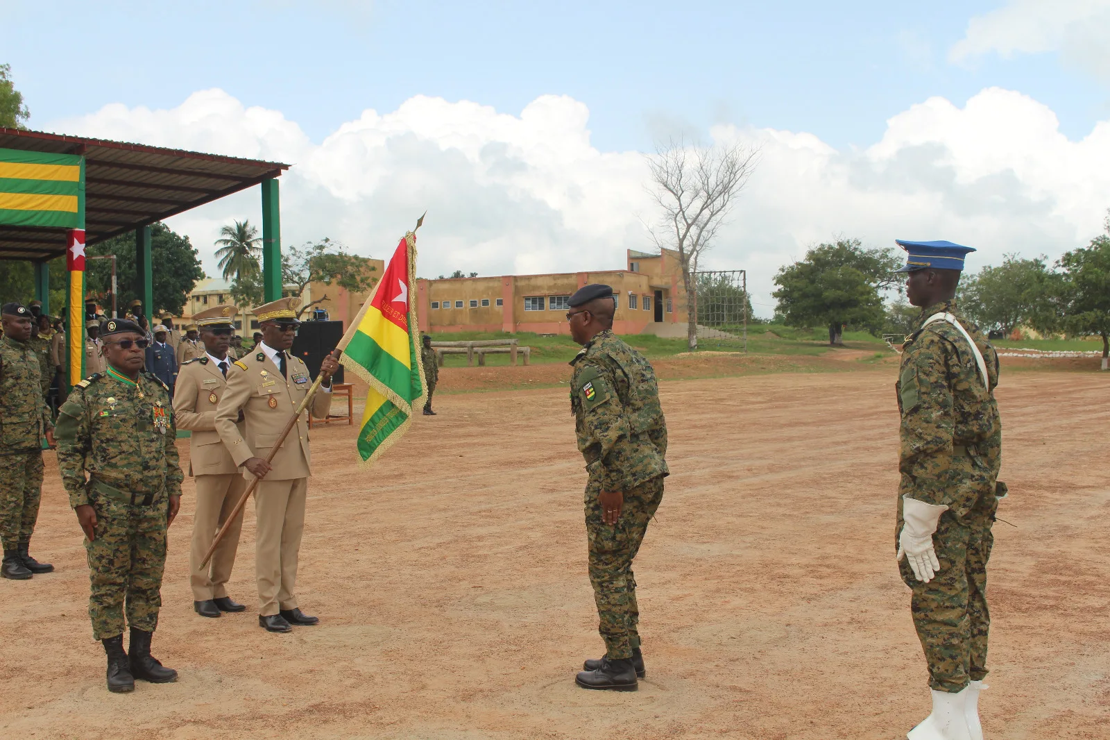 Passation de commandement à l’EFOFAT de Pya
