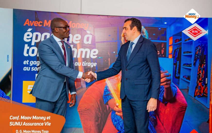 Moov Africa Togo et SUNU Assurances Vie Togo  lancent deux solutions d&rsquo;épargne et de prévoyance mobile