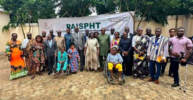 Togo : Le projet d’insertion socioprofessionnelle des personnes handicapées exécuté à 80 %