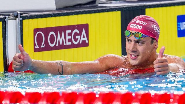Le Tessinois Noè Ponti décroche la médaille de bronze sur le 100m papillon
