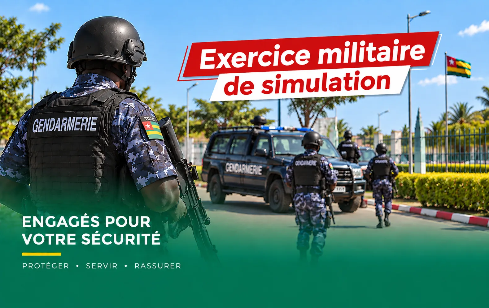 Kara Exercice militaire de simulation : le Gouverneur appelle la population au calme