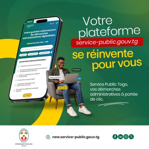 Modernisation du portail des services publics togolais