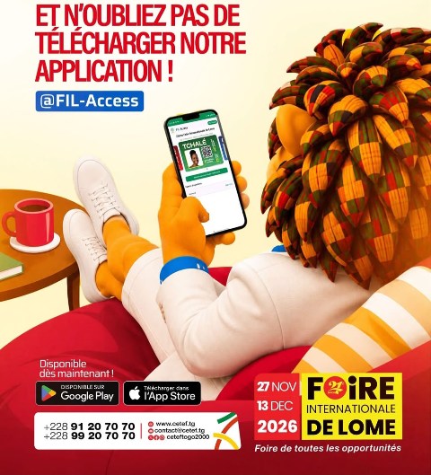 Togo/FIL 2026 : Le CETEF lance l’application FIL-Access