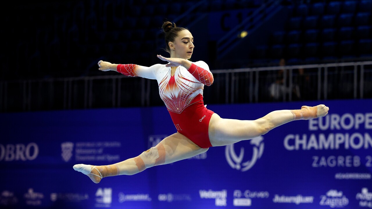 Lena Bickel rate de peu la finale du concours général aux Mondiaux de Rotterdam